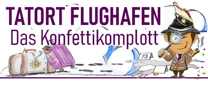 'TATORT FLUGHAFEN - Das Konfettikomplott' so lautet unser Motto in der aktuellen Saison. Beim Programm unserer Faschingsauftaktveranstaltung am 15.11. verkündeten wir das diesjährige Thema. Unseren Design-, Programm- und Gardeverantwortlichen rauchen bereits die Köpfe, denn die Umsetzung im BC soll wieder alle vom Hocker -äh Pilotensitz reißen! Seid gespannt und merkt euch gleich den 01.12. vor. Dann beginnt unser Online-Kartenverkauf! Kein Bild zu "Unser Motto der Saison 2025/2026" gefunden